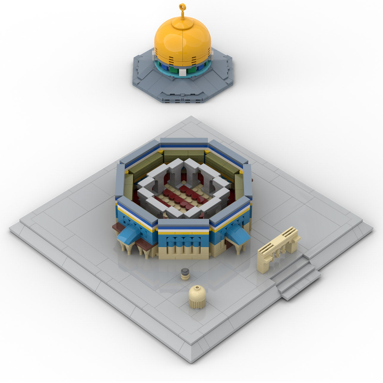 Al-Aqsa Mosque Building Blocks Set