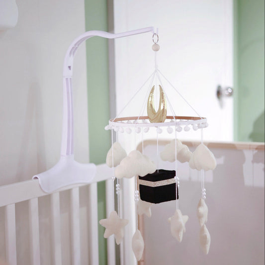 Kaaba Baby Mobile – Pure White Serenity