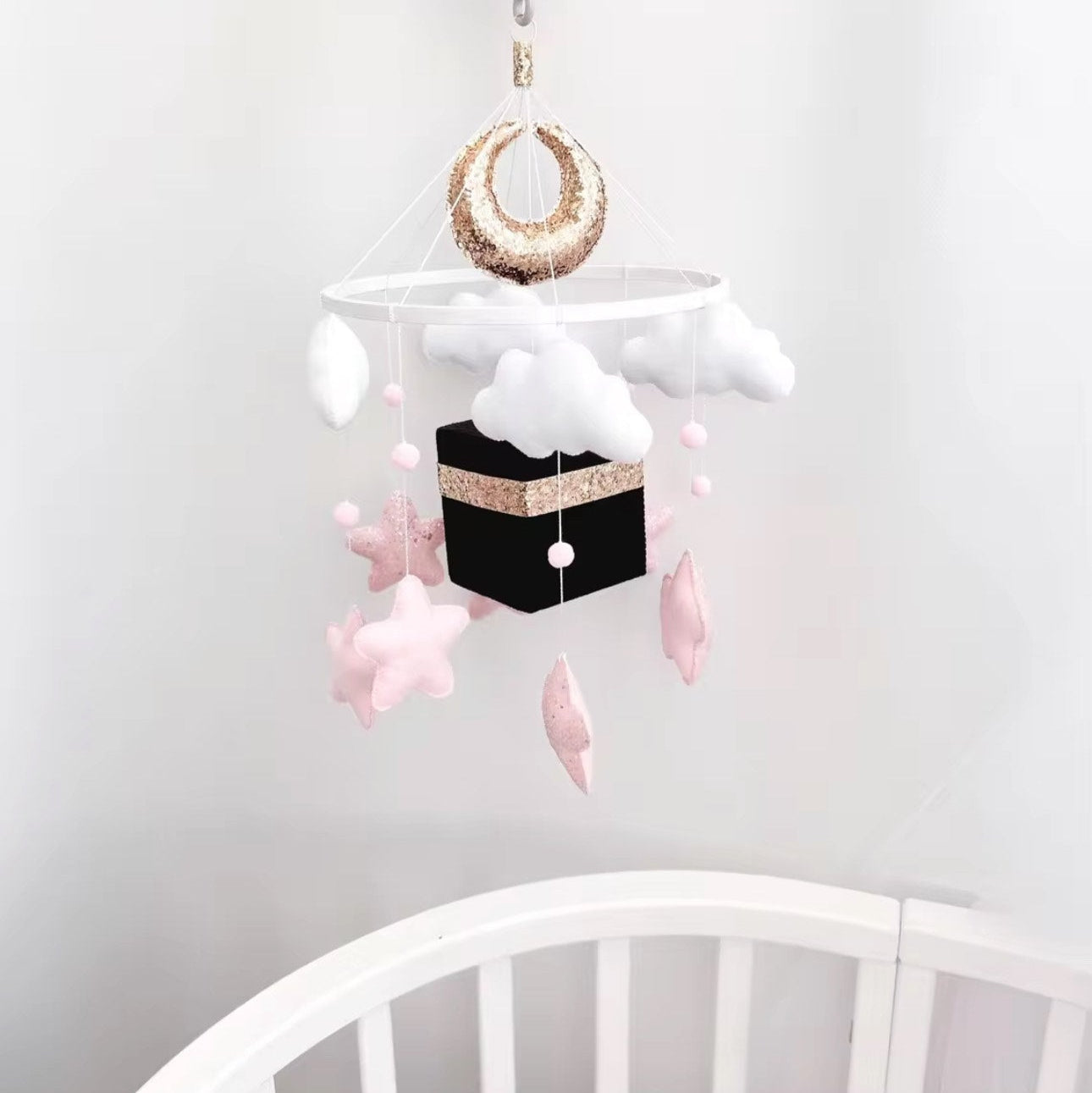 Kaaba Baby Mobile – Blossom Pink Serenity