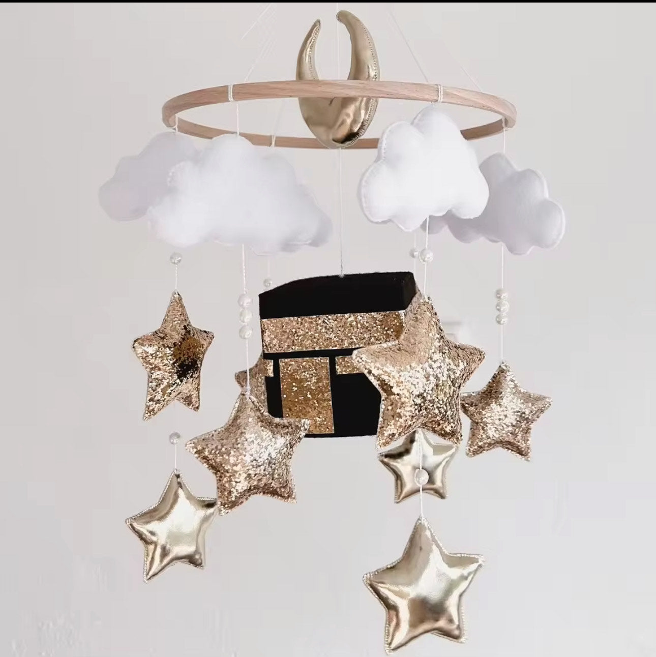 Kaaba Baby Mobile – Golden Tranquility Edition