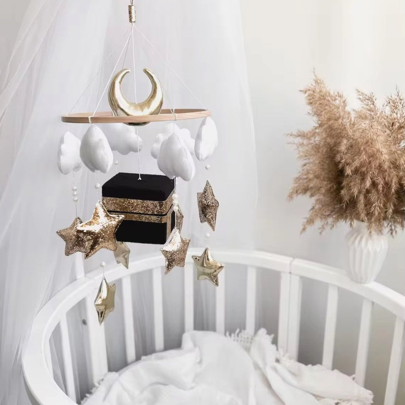 Kaaba Baby Mobile – Golden Tranquility Edition